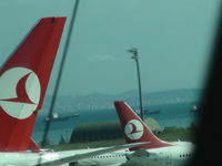 - Istanbul Intl. In the background lower Bosphorus, and the Asian side - by Erdinç Toklu