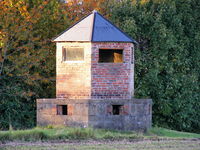  - pillbox at the entrance to Hinton in the Hedges Airfield - by Chris Hall