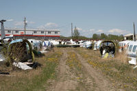  @ Edmonton/Villeneuve Airport (Villeneuve Airport) - Scrap yard at Edmonton Villeneuve  - by Andy Graf-VAP