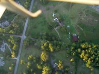  - Flying over Willow Pond. - by J. Michael Travis