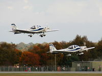  - VT Aerospace Ltd Grob G115E Tutor's G-BYWM and G-BYXS - by Chris Hall