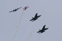  - 2009 Airshow news paper photo shoot with Sean Tucker and the Blue Angels - by Zane Adams