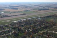  @ Van Wert County Airport - In the pattern Looking SW - by Bob Simmermon