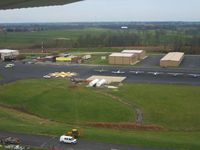  @ Georgetown Scott County - Marshall Fld Airport - General aviation ramp, hangers and fuel farm. - by Bob Simmermon