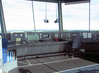  - Inside the control tower at RAF Leeming. - by Malcolm Clarke