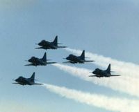  - Blue Angels at the Denton Airshow 1985 - by Zane Adams