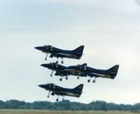  - Blue Angels at the Denton Airshow 1985 - by Zane Adams