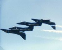  - Blue Angels at the Denton Airshow 1985 - by Zane Adams