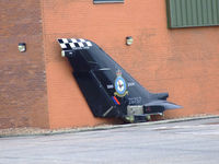  - Tail from 43Sqn Tornado F.3 ZG757,on display inside RAF Leuchars - by Mike stanners