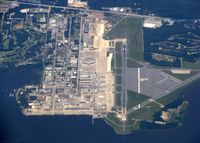  @ Jacksonville Nas (towers Fld) Airport - Over Jacksonville NAS on the way to Shreveport Regional from Orlando Sanford. - by paulp