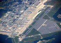  @ Jacksonville Nas (towers Fld) Airport - Over Jacksonville NAS on the way to Shreveport Regional from Orlando Sanford. - by paulp