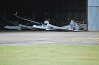  - Glider Hangar, Lasham - by moxy