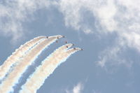  - Red Arrows displaying at the Coford Airshow - by Chris Hall