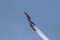  - Red Arrows displaying at the Coford Airshow - by Chris Hall