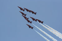  - Red Arrows displaying at the Coford Airshow - by Chris Hall