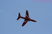  - Red Arrows displaying at the Cosford Airshow - by Chris Hall