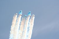  - Red Arrows displaying at the Cosford Airshow - by Chris Hall