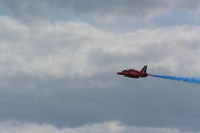  - Red Arrows displaying at the Cosford Airshow - by Chris Hall