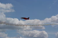  - Red Arrows displaying at the Cosford Airshow - by Chris Hall