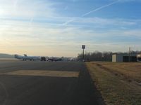  @ Clark Regional Airport - Looking south towards ASI's ramp. - by Bob Simmermon