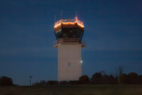  - Christmas at the control tower. - by Bradley Bormuth