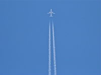 - Alaska Airlines Boeing 737 overhead en route from KSFO-KSAN> - by Mark Kalfas