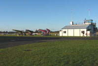  - Wolverhampton ATC Tower and some of the 2010 Icicle Fly-in aircraft - by Terry Fletcher