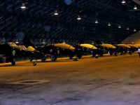  - BAe Hawk T1's in storage at RAF Shawbury - by Chris Hall