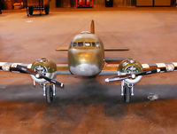  - large scale model of a C47 Dakota at RAF Shawbury - by Chris Hall