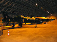  - BAe Hawk T1's in storage at RAF Shawbury - by Chris Hall