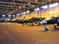  - BAe Hawk T1's in storage at RAF Shawbury - by Chris Hall