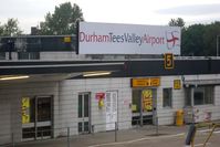  - Durham Tees Valley Airport, Co Durham, UK in 2008. - by Malcolm Clarke