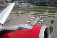  - Some of British Airway's 747's at Terminal 5 London Heathrow seen from Airbus G-DBCG in 2008. - by Malcolm Clarke