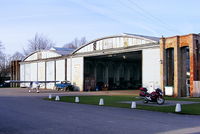  - The WWI Belfast truss hangars at Old Sarum - by Chris Hall