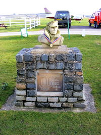  - Memorial dedicated to the AOP squadrons that were formed at Old Sarum during the second world war - by Chris Hall