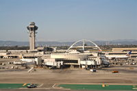  - A view of Terminal 6 while departing on 25R KLAX. - by Mark Kalfas