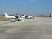  @ Grimes Field Airport - Ramp activity during a nice afternoon. - by Bob Simmermon