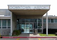  @ Shreveport Downtown Airport - Front entrance to the terminal at Shreveport's Downtown Airport. - by paulp
