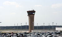  - The employee parking lot overlooking to old control tower. - by Darryl Roach