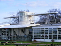  - The 1930s Art Deco Bar and Restaurant which was formerly the Clubhouse and Officer's Mess - by Chris Hall