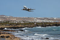  - Jettime B737 takes off down wind from Arrecife - by Terry Fletcher