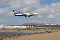  - Nice approach over beach before arrival on 03 Runway at Arrecife - by Terry Fletcher