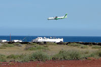  - Aircraft over the threshold of Runway 03 at Arrecife - by Terry Fletcher