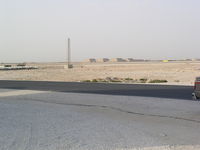  @ Al Udeid Air Base Airport - Al Udeid taxiway and runway - by CrewChief
