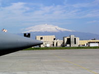  - Mount Etna from taxiway - by CrewChief