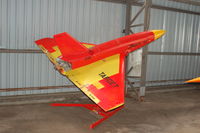  - Out of service Meggitt BTT-3 Banshee 400 target drone s/n 3150 stored at Swansea Airport in the care of 636 VGS. Moved to the Boscombe Down Aviation Collection at Old Sarum Airfield by April 2015. - by Roger Winser