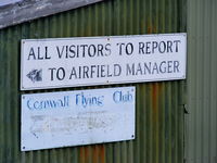 Bodmin Airfield Airport photo, click to enlarge