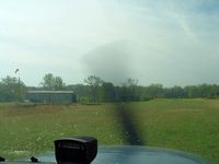  - Low pass at S & S in a C172.  Couldn't land with a nose dragger, airport owners request ;-) - by J. Michael Travis