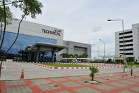  - Thai Airways International's maintenance complex ... so called Technical Department, picture taken from in front of the facility ... geotagged by Nikon GP-1 - by BigDaeng