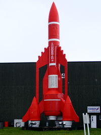  - Thunderbird 3 outside the Eastern Airlines hangar at Humberside Airport - by Chris Hall